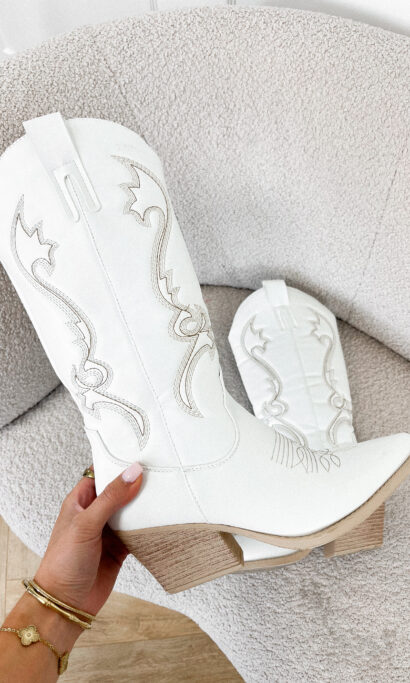 Daimy boots white