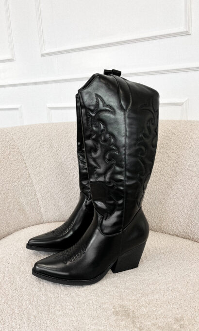 Charlie western boots zwart