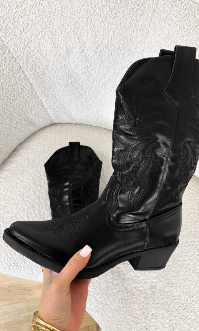 Celeste western boots zwart